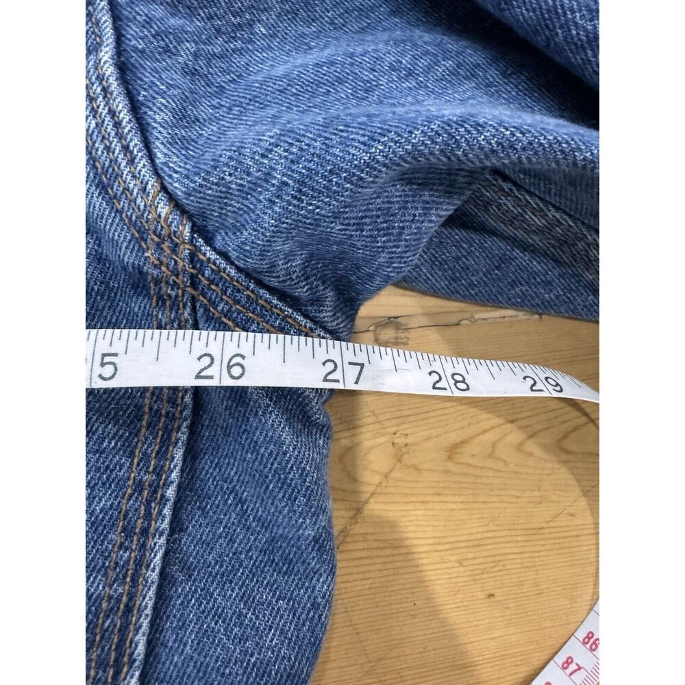 VINTAGE Old Rye Denim Barn Jacket Coat Mens XXL Corduroy Collar Flannel Lined - Picture 11 of 12